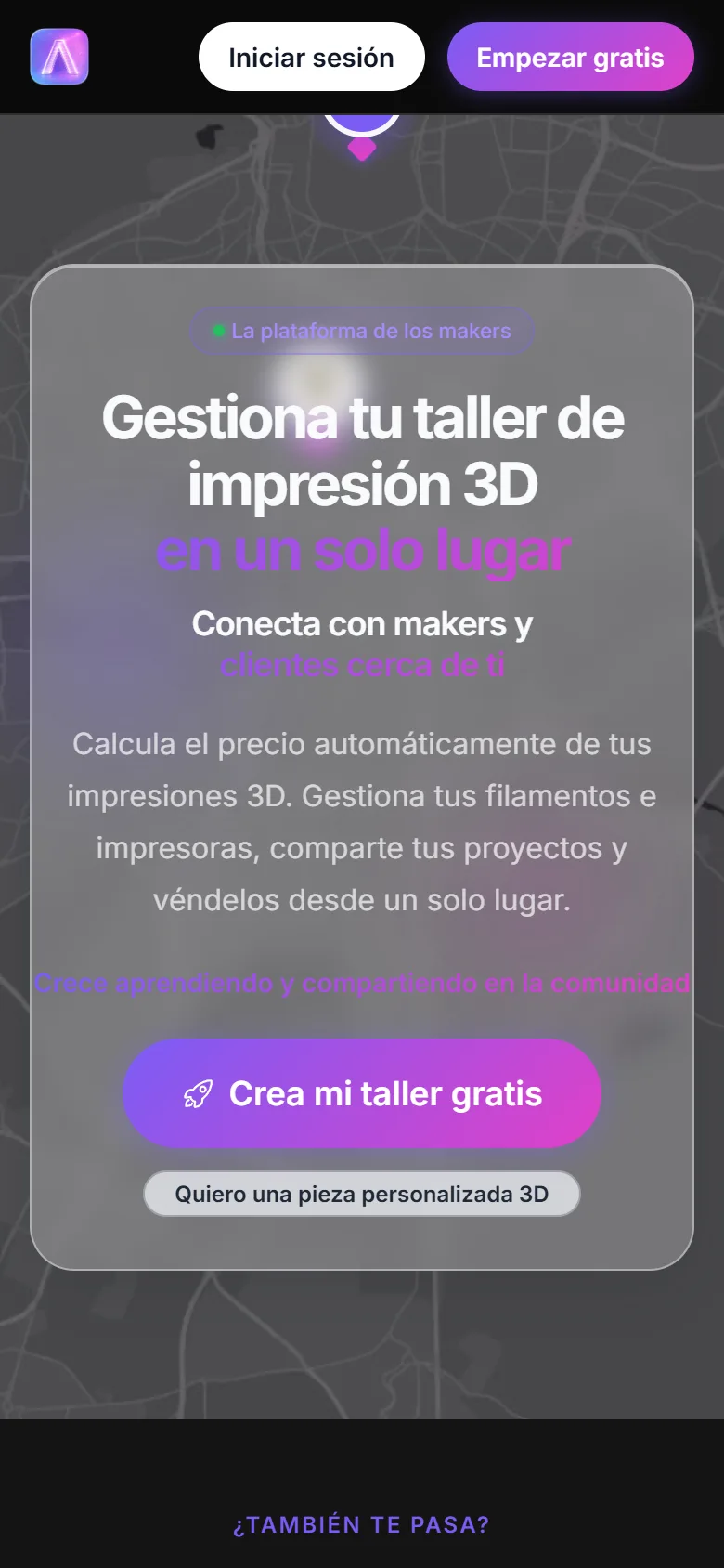 Captura de MakerUp en móvil