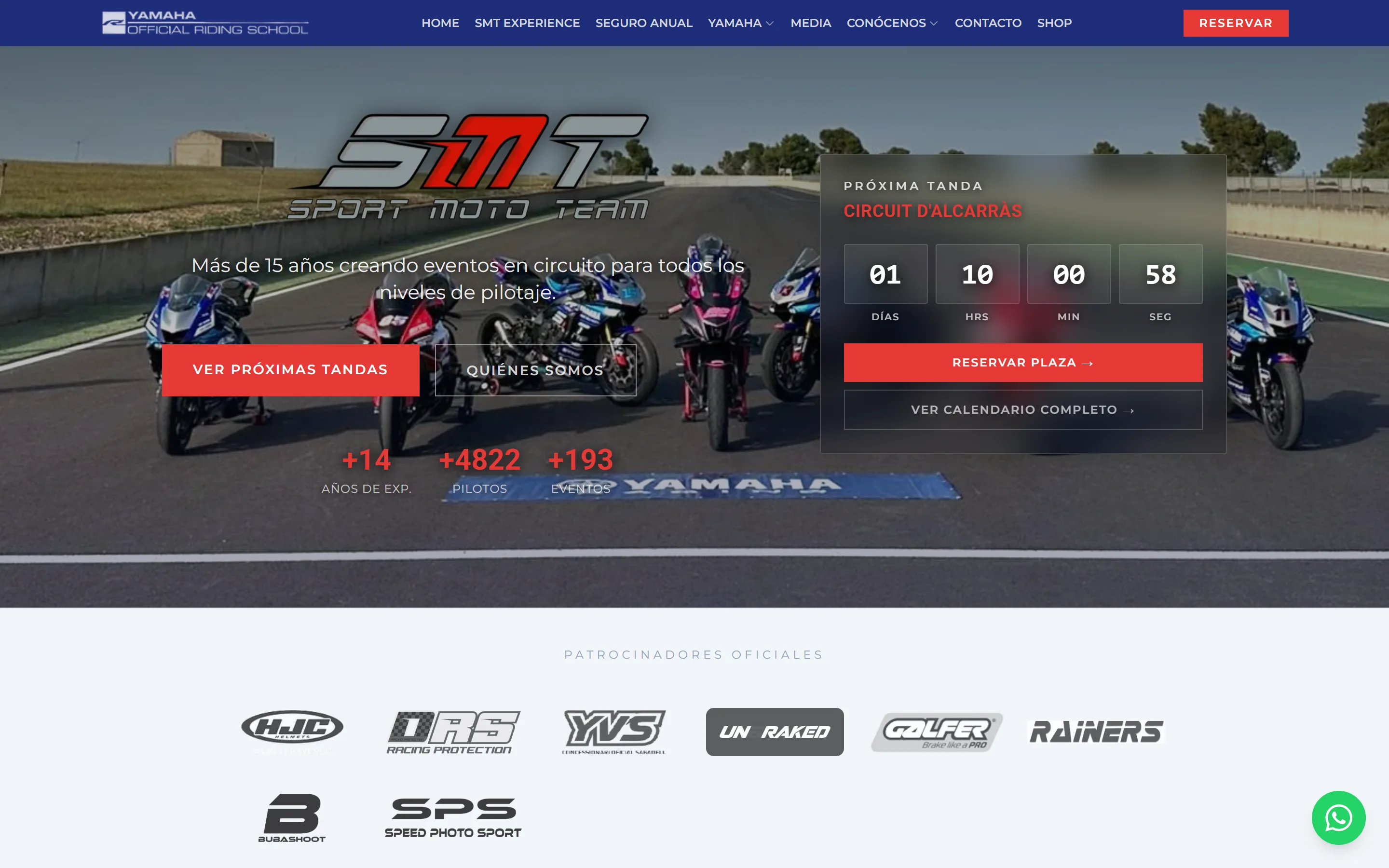 Captura de Sport Moto Team en escritorio